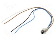 Connector: M8; socket; 718; male; PIN: 4; 60V; unshielded; 4A; IP67 BINDER