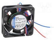 Fan: DC; axial; 12VDC; 40x40x10mm; 8m3/h; 22.1dBA; slide; 5400rpm 