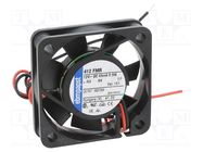 Fan: DC; axial; 12VDC; 40x40x10mm; 6.5m3/h; 14dBA; 4300rpm 