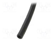 Protective tube; Size: 7; polyamide 12; black; L: 50m; -50÷95°C; PIS PMA