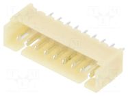 Connector: wire-board; socket; male; PIN: 9; 1A; 125V; straight; THT ADAM TECH