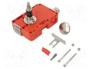 Safety switch: bolting; TLS3-GD2; NC x2; IP66; plastic; red; 24VDC GUARD MASTER