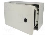 Enclosure: wall mounting; X: 200mm; Y: 300mm; Z: 150mm; ARCA; grey FIBOX