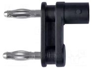 Connector: BNC; adapter; black; 70VDC; 3A; 38.8mm; -20÷80°C; 33VAC SCHÜTZINGER