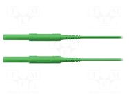 Test lead; 6kVDC; 6kVAC; 16A; banana plug 4mm,both sides; Len: 2m SCHÜTZINGER