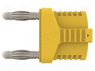 Connector: 4mm banana; stackable safety shunt; 12A; 33VAC; 70VDC 