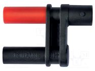 Connector: BNC; adapter; black; 3A; 41mm; Insulation: polyamide SCHÜTZINGER