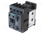 Contactor: 4-pole; NO x4; Auxiliary contacts: NO + NC; 24VAC; 690V SIEMENS