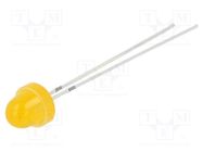 LED; 5mm; orange; 150÷220mcd; 100°; Front: convex; 1.8÷2.6VDC OPTOSUPPLY