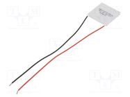 Module: Peltier; 15.4V; 3.9A; 30x30x3.2mm; 33.4W; 24AWG; Len: 150mm Wakefield Thermal