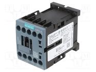 Contactor: 4-pole; NO x4; 24VAC; 12A; 3RT23; screw terminals; 690V SIEMENS