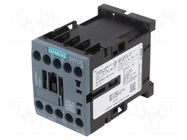 Contactor: 4-pole; NC x2 + NO x2; 24VDC; 9A; 3RT25; -25÷60°C; 690V SIEMENS