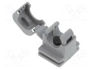 Bracket; polyamide 6; PMACLIP SFH; -40÷105°C; grey; Size: 7 PMA