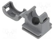 Bracket; polyamide 6; PMACLIP SFH; -40÷105°C; grey; Size: 10 PMA