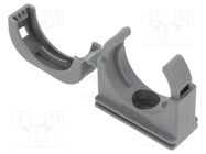 Bracket; polyamide 6; PMACLIP SFH; -40÷105°C; grey; Size: 17 PMA