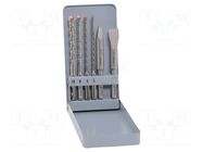 Drill set; for concrete; steel; F4 FORTE; Holder: SDS-Plus®; 6pcs. ALPEN-MAYKESTAG