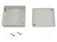 Enclosure: multipurpose; X: 60mm; Y: 60mm; Z: 20mm; 1551 MINI; ABS HAMMOND