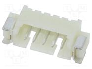 Connector: wire-board; socket; male; 1.25mm; PIN: 5; SMT; 250V; 1A ADAM TECH