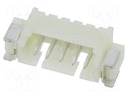 Connector: wire-board; socket; male; PIN: 5; 1A; 250V; horizontal ADAM TECH