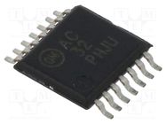 IC: digital; OR; Ch: 4; IN: 2; SMD; TSSOP14; 2÷6VDC; -40÷85°C; tube ONSEMI