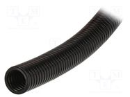 Protective tube; Size: 29; polyamide 6; black; L: 50m; -40÷105°C PMA