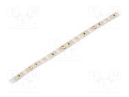 LED tape; white warm; 24V; LED/m: 120; 8mm; IP20; 120°; 17W/m FOSE