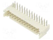 Connector: wire-board; socket; male; PIN: 28; 2A; 100V; angled; THT ADAM TECH
