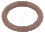 O-ring gasket; FPM; Thk: 2mm; Øint: 10mm; brown; -20÷200°C 