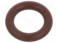 O-ring gasket; FPM; Thk: 3mm; Øint: 10mm; brown; -20÷200°C 