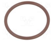 O-ring gasket; FPM; Thk: 2mm; Øint: 24mm; brown; -20÷200°C ORING USZCZELNIENIA TECHNICZNE