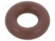 O-ring gasket; FPM; Thk: 3mm; Øint: 5mm; brown; -20÷200°C 