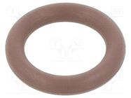 O-ring gasket; FPM; Thk: 2mm; Øint: 8mm; brown; -20÷200°C ORING USZCZELNIENIA TECHNICZNE