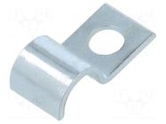 Screw mounted clamp; ØBundle : 9mm; Ømount.hole: 6mm; W: 12mm; 1015 OBO BETTERMANN