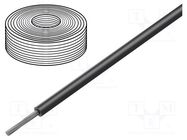 Wire; SiF; 1x1mm2; stranded; Cu; LSZH,silicone; black; -60÷180°C HELUKABEL