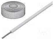 Wire; SiF; 1x0.25mm2; stranded; Cu; LSZH,silicone; white; -60÷180°C HELUKABEL