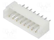 Connector: wire-board; socket; male; 1.25mm; PIN: 8; THT; 125V; 1A ADAM TECH