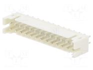 Connector: wire-board; socket; male; PIN: 26; 2A; 100V; straight; THT ADAM TECH