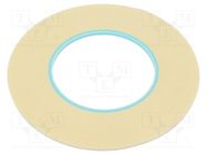 Tape: electrical insulating; W: 3mm; L: 45m; Thk: 0.304mm; beige 3M