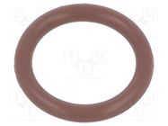 O-ring gasket; FPM; Thk: 2mm; Øint: 11mm; brown; -20÷200°C 