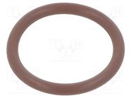 O-ring gasket; FPM; Thk: 2mm; Øint: 16mm; brown; -20÷200°C ORING USZCZELNIENIA TECHNICZNE