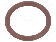 O-ring gasket; FPM; Thk: 3mm; Øint: 22mm; brown; -20÷200°C 