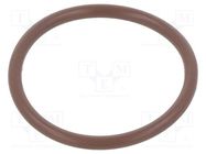 O-ring gasket; FPM; Thk: 2mm; Øint: 23mm; brown; -20÷200°C 