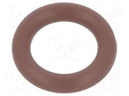 O-ring gasket; FPM; Thk: 2mm; Øint: 7mm; brown; -20÷200°C ORING USZCZELNIENIA TECHNICZNE