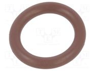 O-ring gasket; FPM; Thk: 2mm; Øint: 9mm; brown; -20÷200°C 