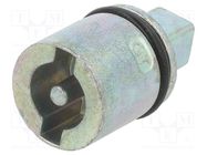 Insert for lock; cast zinc; 27mm; AE,BG,for enclosures,EB RITTAL