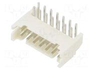 Connector: wire-board; socket; male; PIN: 14; 2A; 100V; angled; THT ADAM TECH