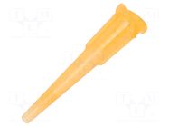 Needle: plastic; 1.25"; Size: 14; double tapered,straight; 1.6mm FISNAR