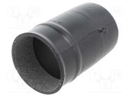 Heat shrink boot; straight,glued; 19mm; L: 80mm; black; -75÷150°C TE Connectivity