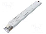 Power supply: switching; LED; 57W; 20÷54VDC; 1050mA; 198÷264VAC TRIDONIC