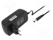 Power supply: switching; mains,plug; 24VDC; 1A; 24W; Plug: EU; 86% CELLEVIA POWER